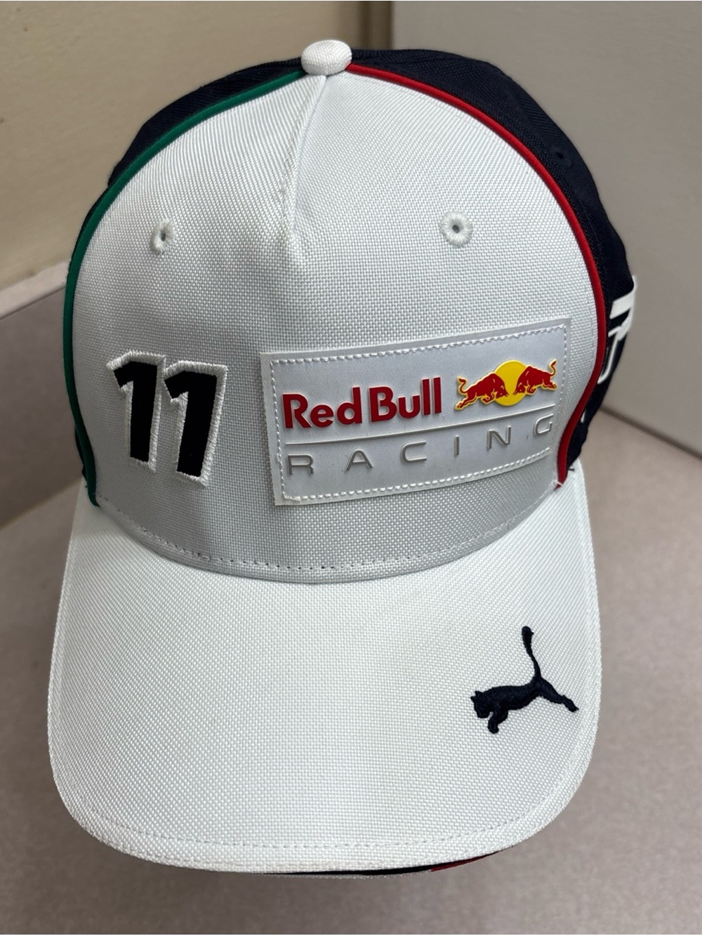Red Bull Racing Hat Cap F1 Puma #11 Sergio Perez Blue Snapback Adjustable